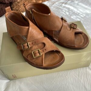 A.S. 98 Riley Buckle Sandal Size 39